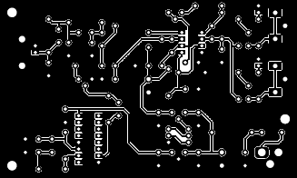 PCB plan, bottom view, 114.3x68.6mm2