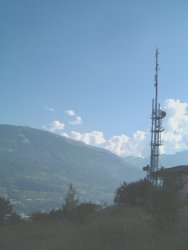 East view of the main antenna