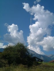 South view of the spare antenna