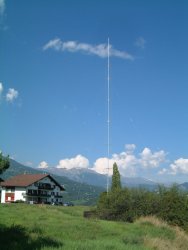 West view of the spare antenna