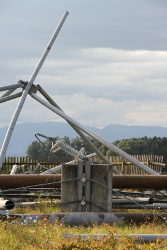 Main antenna on the ground, Aug. 20, 2014.