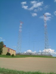 West view of the SW antenna