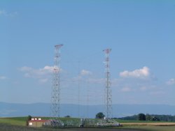 East view of the SW antenna