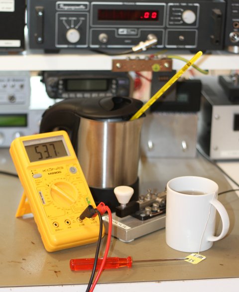 Power measurements and a cup of tea (click to enlarge)