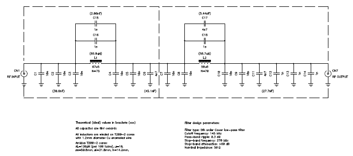 Circuit diagram of the LW filter unit (click to enlarge)