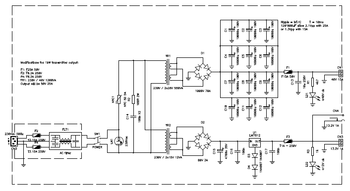 Circuit diagram of the power supply unit (click to enlarge)