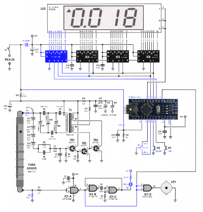 Final circuit diagram - Schema elettrico finale (click to zoom)