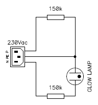 Circuit diagram of the earth checker.