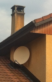 A satellite dish.