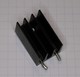 Heat sink 16 x 25 x 16 mm3 black