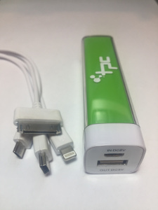 The power bank used to source the battery and the power supply board (click to enlarge)