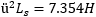 ü^2 L_s = 7.354H