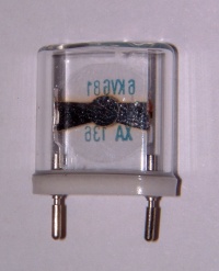 A crystal with transparent case (click to enlarge)