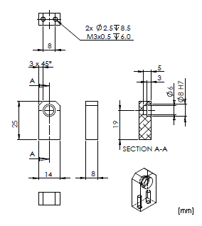 Side holder drawing (click to enlarge)