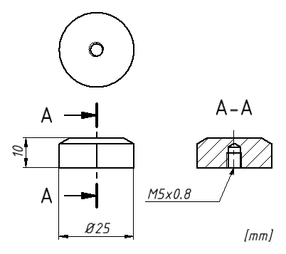 Drawing with the most important dimensions of my antenna cover.