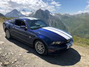 My American car meets the Swiss mountains. (click to enlarge)