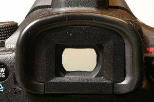 Viewfinder of a digital SLR camera (click to enlarge).